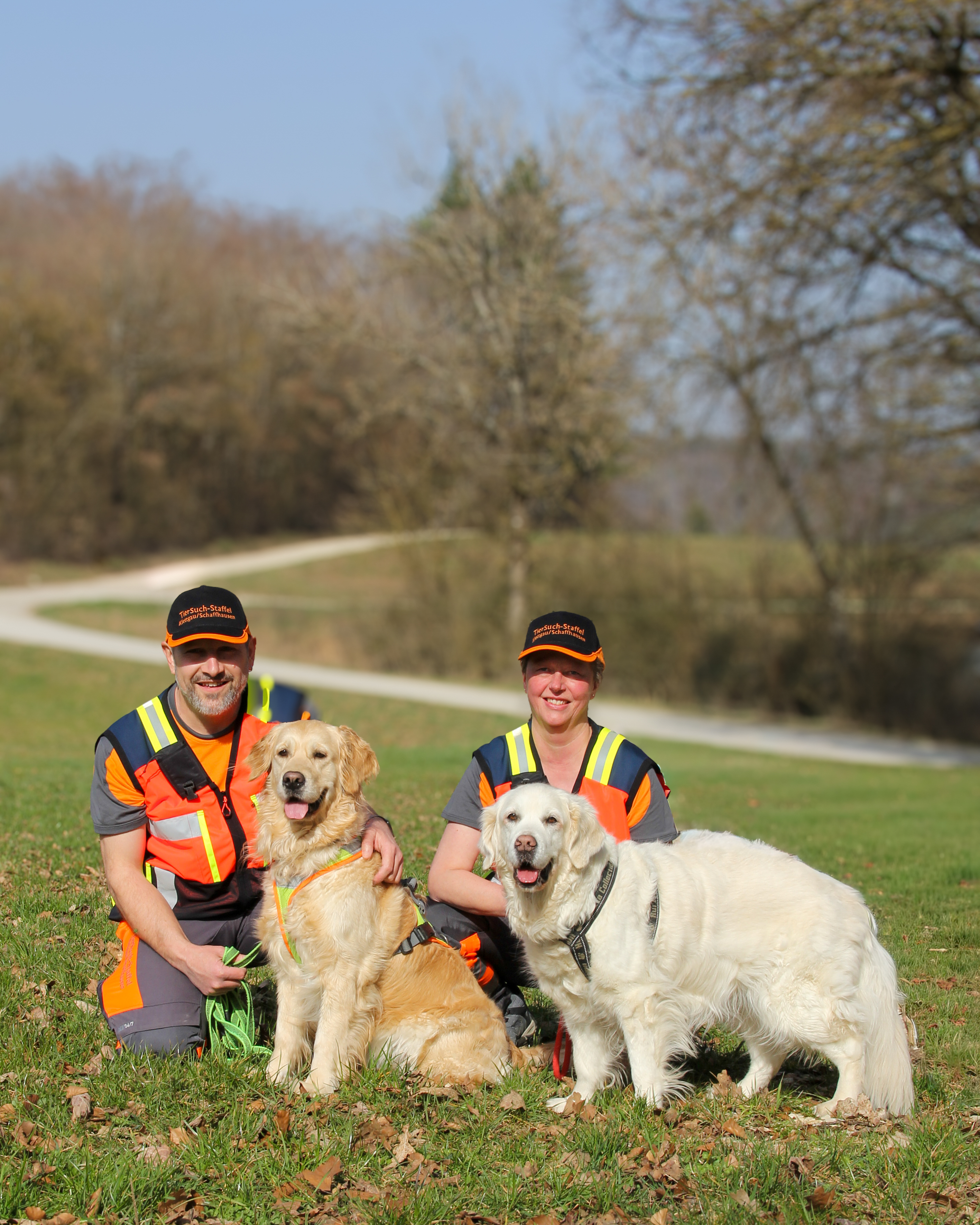 Alex & Pirjo mit Gioja und Amy
